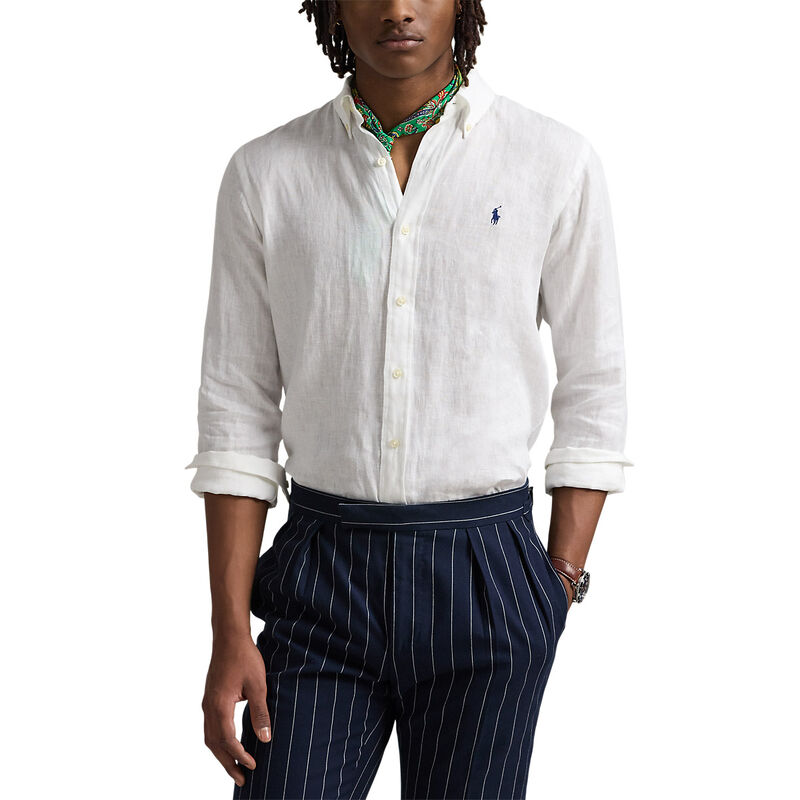 Polo Ralph Lauren Custom Fit Linen Shirt image number 0